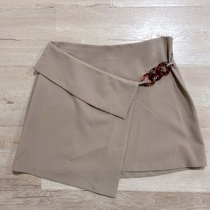 Zara asymmetrical skirt with detail